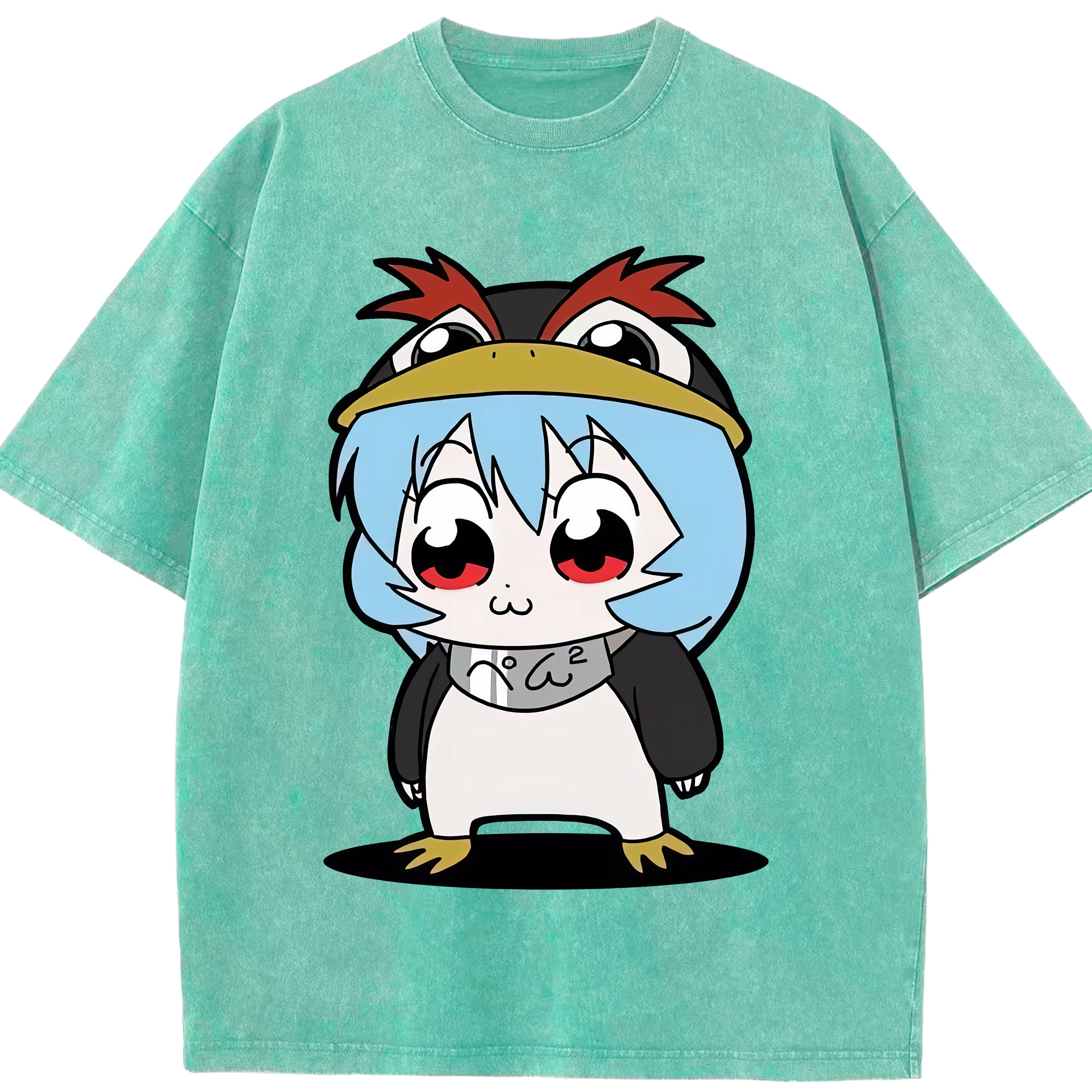 （画像用） EVA 新世紀エヴァンゲリオン 綿100% ヴィンテージ風 半袖Tシャツ（フロントプリント）